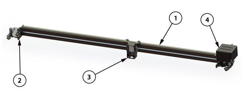 RAIL - X AXIS 32" FIELD (X)