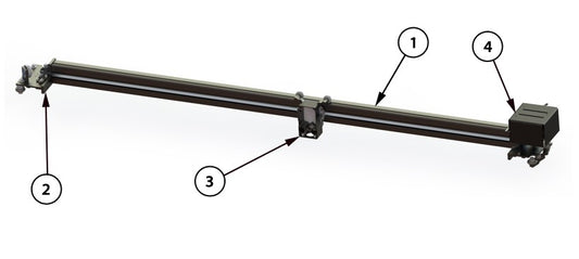 RAIL - X AXIS 32" FIELD (X)